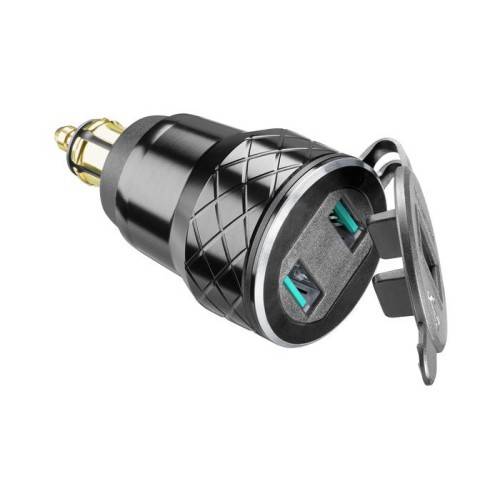 ADATTATORE 2USB PER PRESA DIN | Carica e Utilità | Accessori | Interphone
