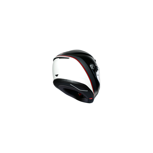 AGV K6  ECE MULTI MPLK MINIMAL PURE MATT BLACK/WH/RED
