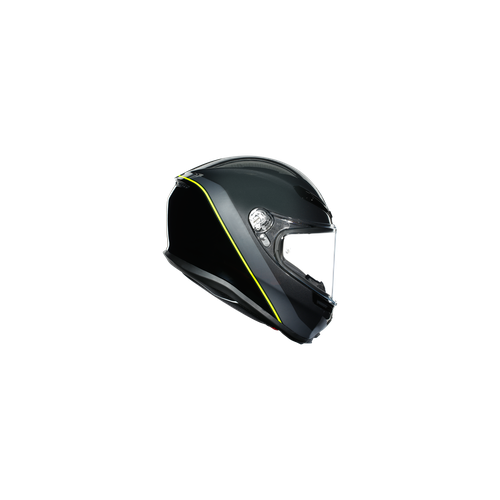 AGV K6  ECE MULTI MPLK MINIMAL GUNMET/BLACK/YELLOW FL