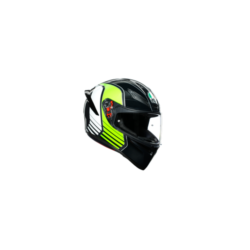 AGV K1  E2205 MULTI POWER GUNMETAL/WHITE/GREEN