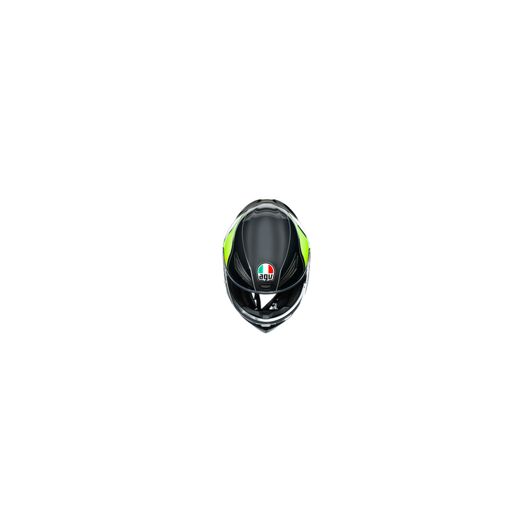 AGV K1  E2205 MULTI POWER GUNMETAL/WHITE/GREEN