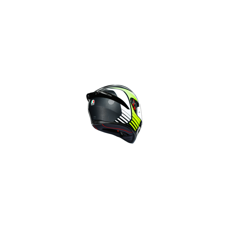 AGV K1  E2205 MULTI POWER GUNMETAL/WHITE/GREEN