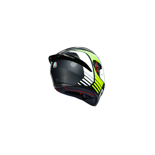 AGV K1  E2205 MULTI POWER GUNMETAL/WHITE/GREEN