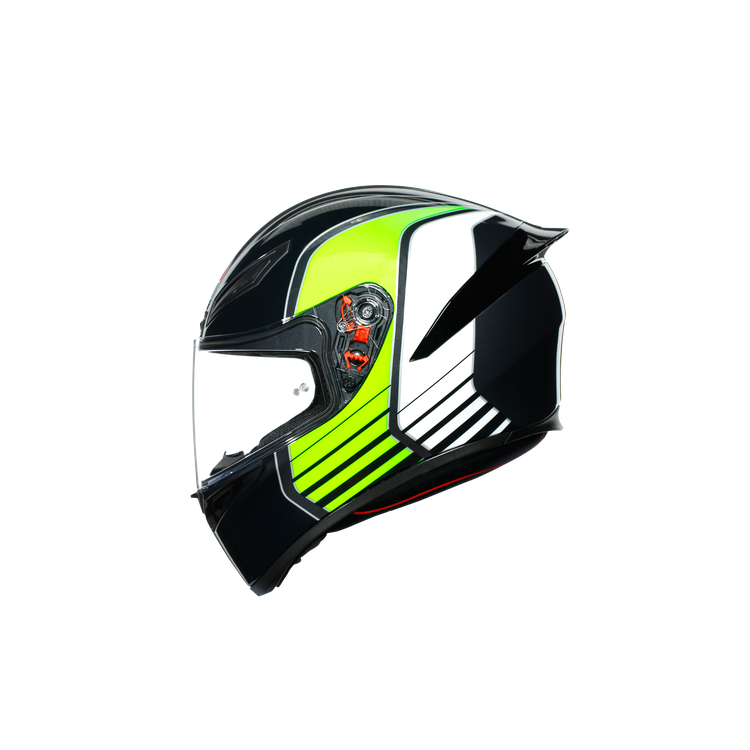 AGV K1  E2205 MULTI POWER GUNMETAL/WHITE/GREEN