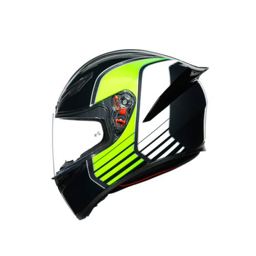 AGV K1  E2205 MULTI POWER GUNMETAL/WHITE/GREEN