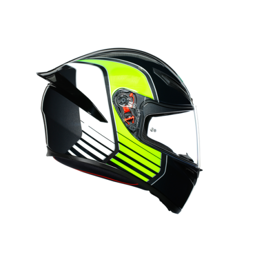 AGV K1  E2205 MULTI POWER GUNMETAL/WHITE/GREEN