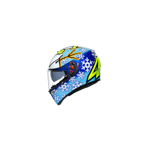 AGV K3 SV E2205 TOP MPLK ROSSI WINTER TEST 2016