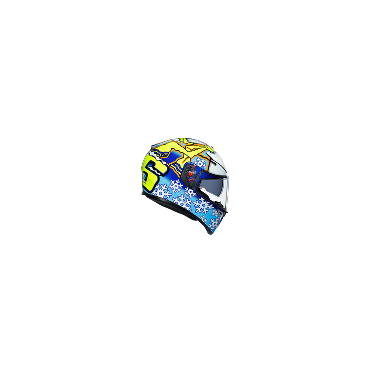 AGV K3 SV E2205 TOP MPLK ROSSI WINTER TEST 2016