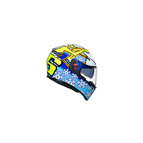 AGV K3 SV E2205 TOP MPLK ROSSI WINTER TEST 2016