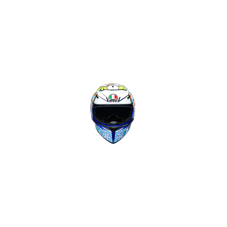 AGV K3 SV E2205 TOP MPLK ROSSI WINTER TEST 2016