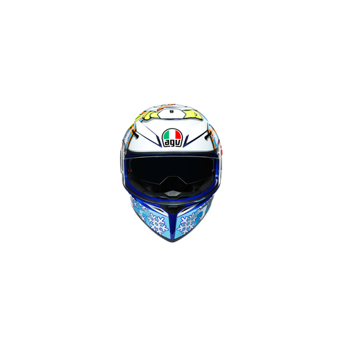 AGV K3 SV E2205 TOP MPLK ROSSI WINTER TEST 2016