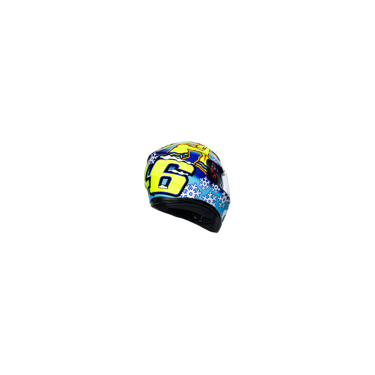 AGV K3 SV E2205 TOP MPLK ROSSI WINTER TEST 2016