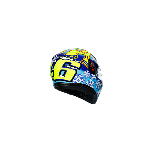 AGV K3 SV E2205 TOP MPLK ROSSI WINTER TEST 2016