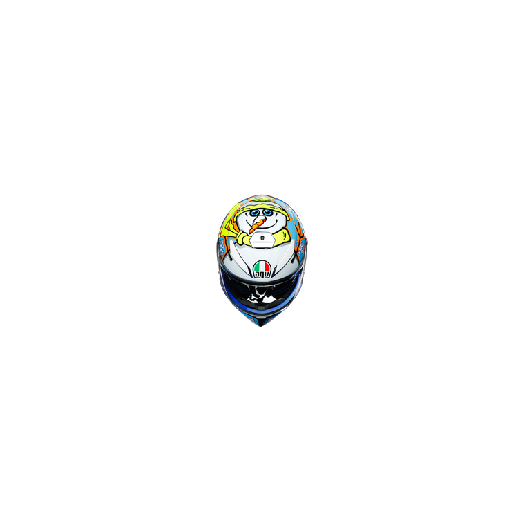 AGV K3 SV E2205 TOP MPLK ROSSI WINTER TEST 2016