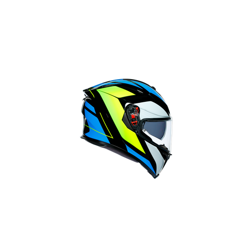 AGV K5 S  E2205 MULTI MPLK CORE BLACK/CYAN/YELLOW FLUO