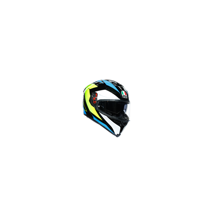 AGV K5 S  E2205 MULTI MPLK CORE BLACK/CYAN/YELLOW FLUO