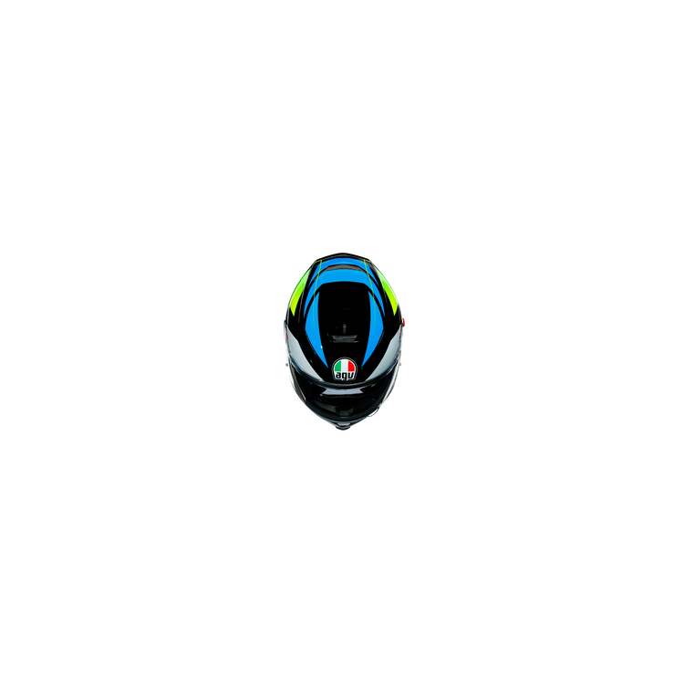 AGV K5 S  E2205 MULTI MPLK CORE BLACK/CYAN/YELLOW FLUO