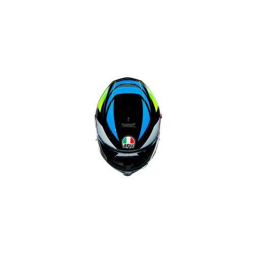 AGV K5 S  E2205 MULTI MPLK CORE BLACK/CYAN/YELLOW FLUO