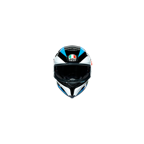 AGV K5 S  E2205 MULTI MPLK CORE BLACK/CYAN/YELLOW FLUO