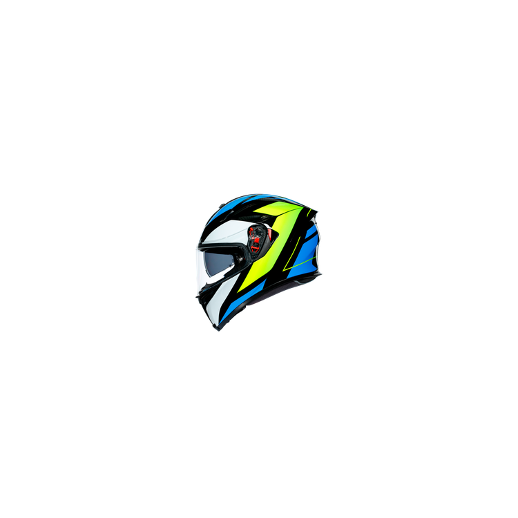 AGV K5 S  E2205 MULTI MPLK CORE BLACK/CYAN/YELLOW FLUO