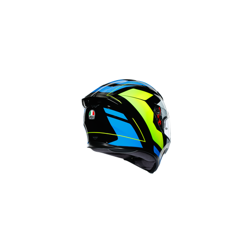 AGV K5 S  E2205 MULTI MPLK CORE BLACK/CYAN/YELLOW FLUO