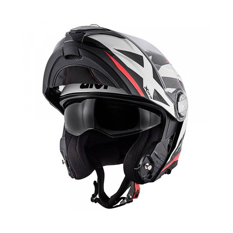 CASCO MODULARE X23 SIDNEY NERO BIANCO ROSSO | GIVI