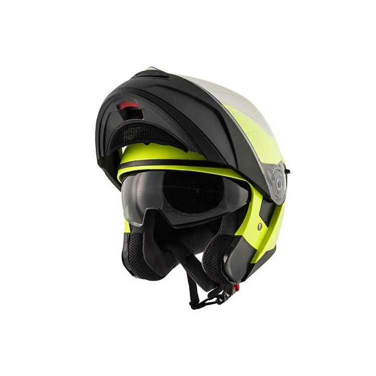 KAPPA KV-31 ARIZONA GIALLO FLUO / NERO OPACO CASCO MODULARE
