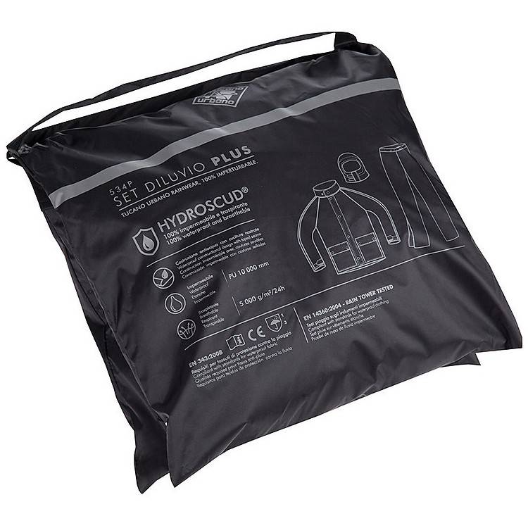 SET DILUVIO PLUS 2 PEZZI - NERO | TUCANO URBANO