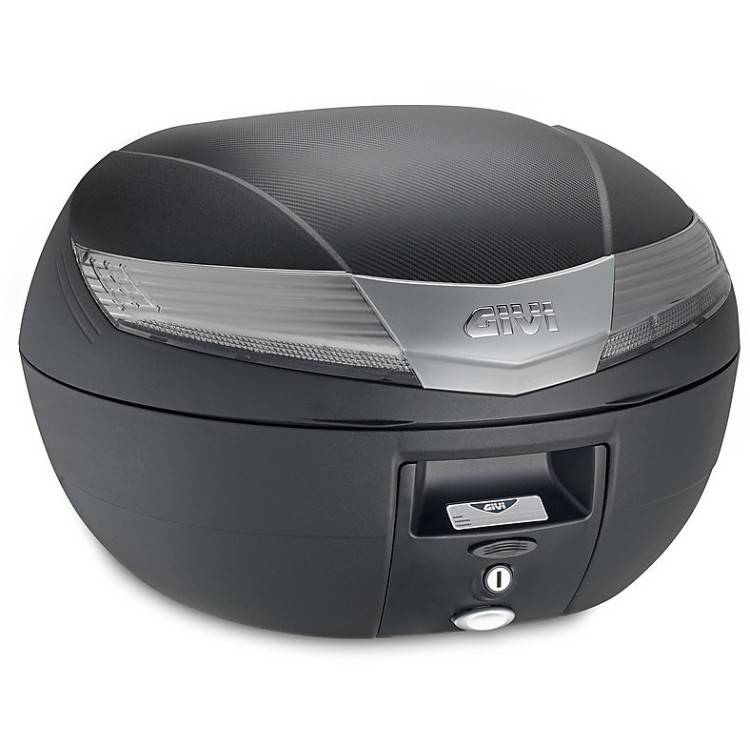 Bauletto V40NT monokey 40 Lt. nero con catadiottri fumè | GIVI