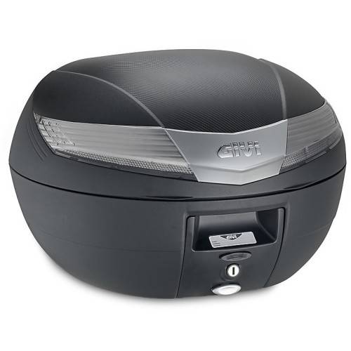Bauletto V40NT monokey 40 Lt. nero con catadiottri fumè | GIVI