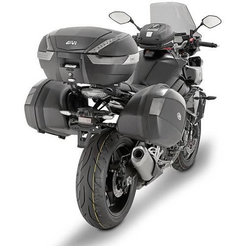 Bauletto V40NT monokey 40 Lt. nero con catadiottri fumè | GIVI