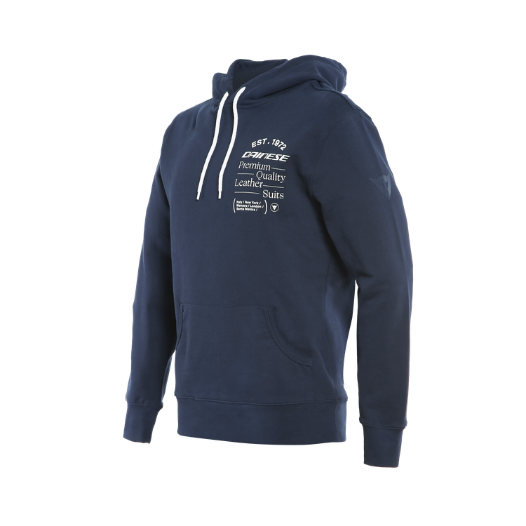 PADDOCK HOODIE BLU/WHITE (09D) | DAINESE