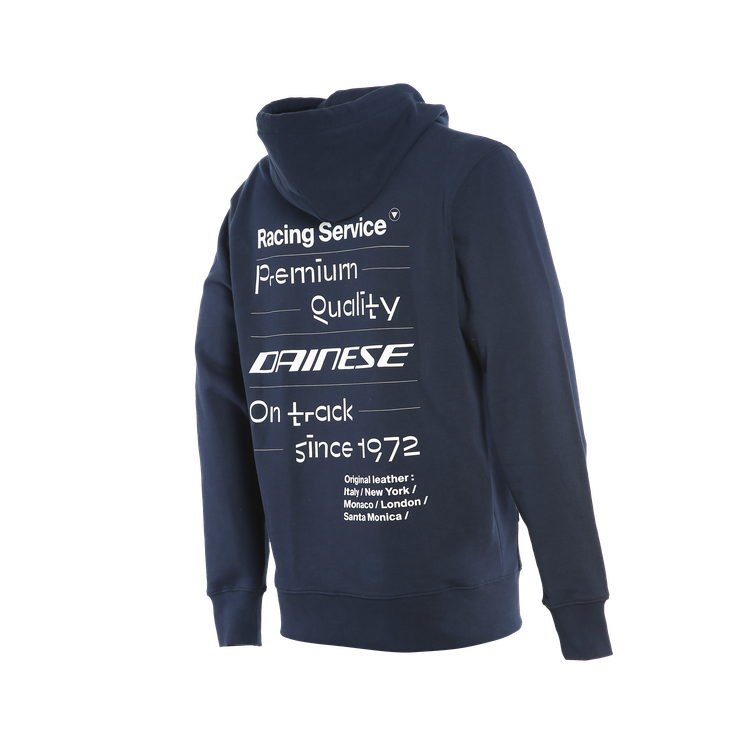 PADDOCK HOODIE BLU/WHITE (09D) | DAINESE