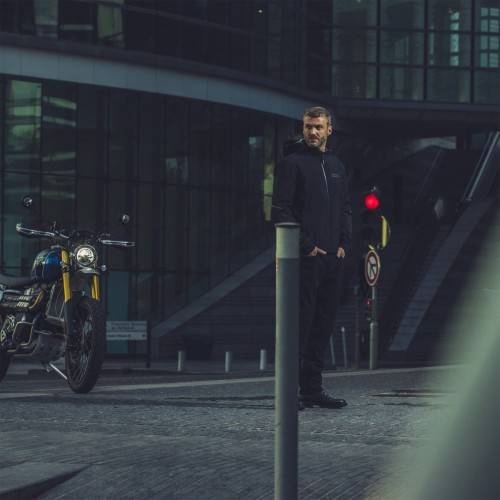 Giacca H2Out Hoodie Armor Nero | SPIDI