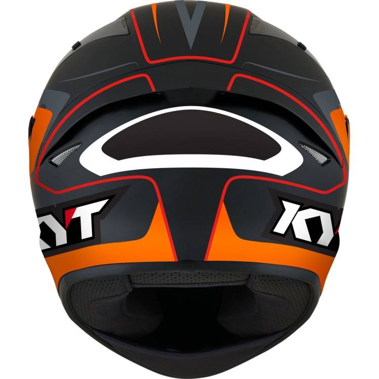 CASCO KYT TT-COURSE OVERTECH BLACK/ORANGE | KYT