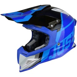 CASCO OFFROAD J12 UNIT WHITE-BLUE | JUST1