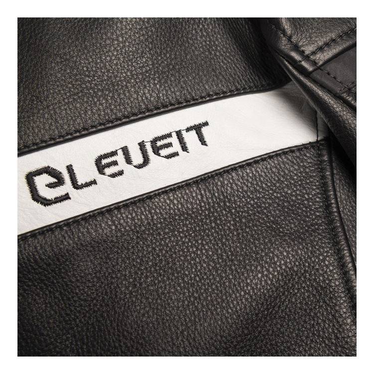 GIACCA IN PELLE STRADE WOMAN BLACK WHITE | ELEVEIT