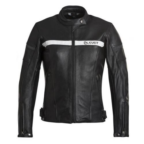 GIACCA IN PELLE STRADE WOMAN BLACK WHITE | ELEVEIT