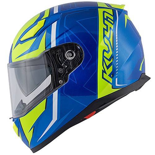 CASCO INTEGRALE KV41 DALLAS BLU LUCIDO GIALLO | KAPPA