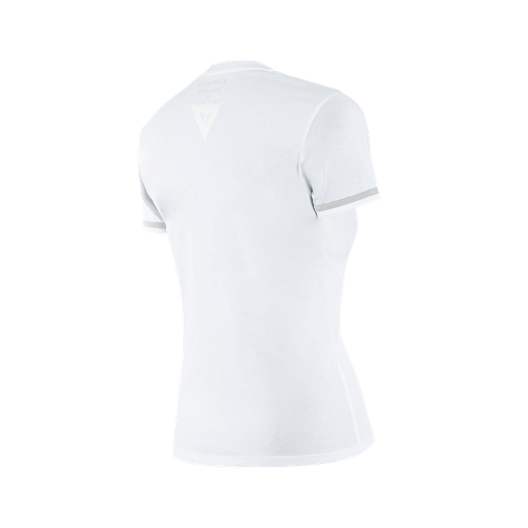 PADDOCK LADY T-SHIRT WHITE/GLACIER-GRAY (85F) | DAINESE