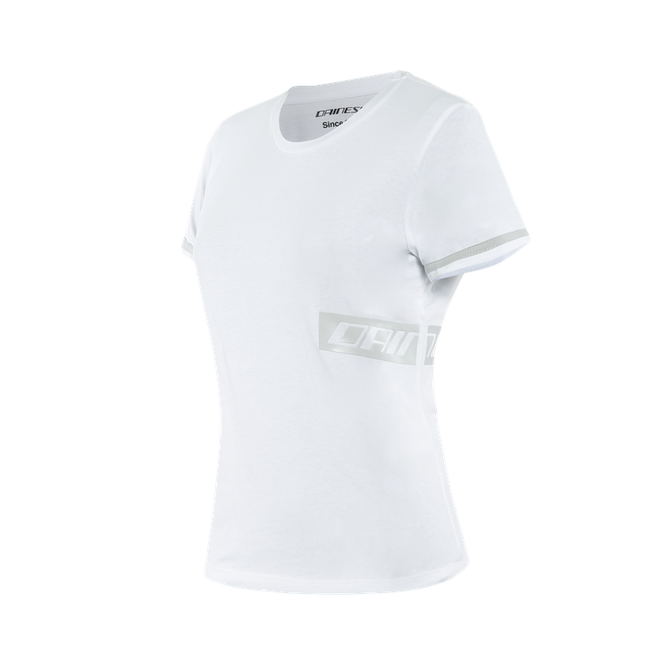 PADDOCK LADY T-SHIRT WHITE/GLACIER-GRAY (85F) | DAINESE