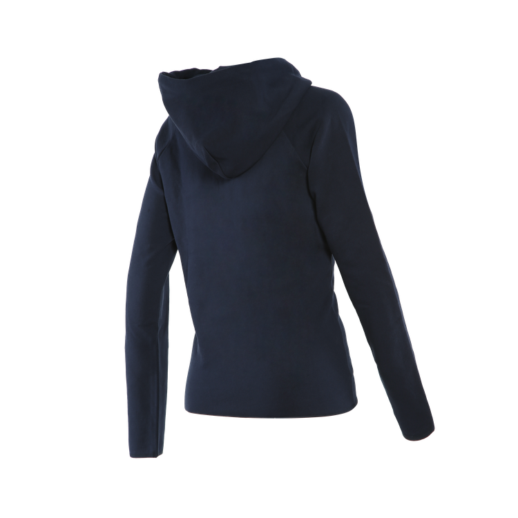 PADDOCK LADY FULL ZIP HOODIE BLU/WHITE (09D) | DAINESE