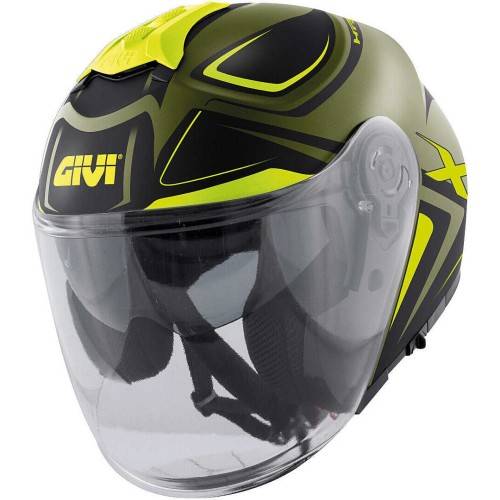 CASCO JET X.22 PLANET HYPER VERDE GIALLO | GIVI