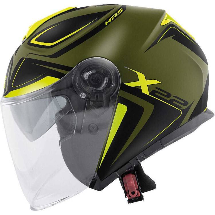 CASCO JET X.22 PLANET HYPER VERDE GIALLO | GIVI