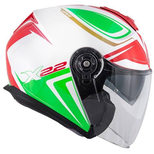 CASCO JET X.22 PLANET HYPER ITALY TRICOLORE | GIVI