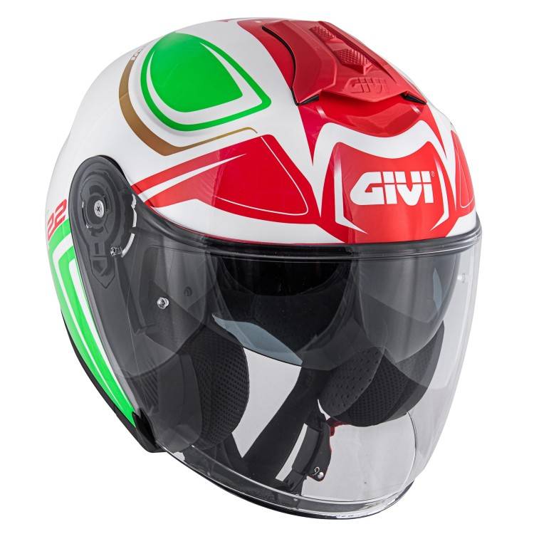 CASCO JET X.22 PLANET HYPER ITALY TRICOLORE | GIVI