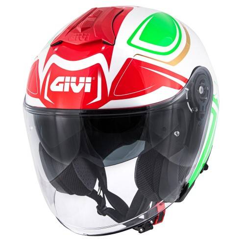 CASCO JET X.22 PLANET HYPER ITALY TRICOLORE | GIVI