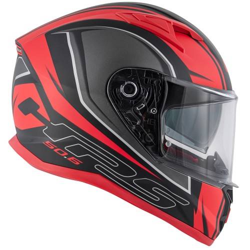 CASCO INTEGRALE 50.6 STOCCARDA BLADES NERO OPACO ROSSO | GIVI