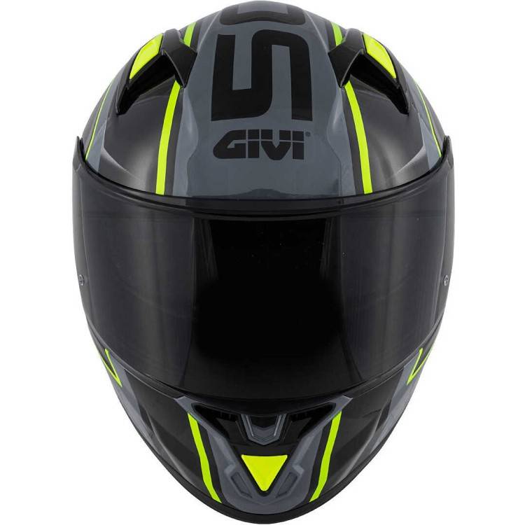 CASCO INTEGRALE 50.6 STOCCARDA BLADES NERO GRIGIO GIALLO FLUO | GIVI