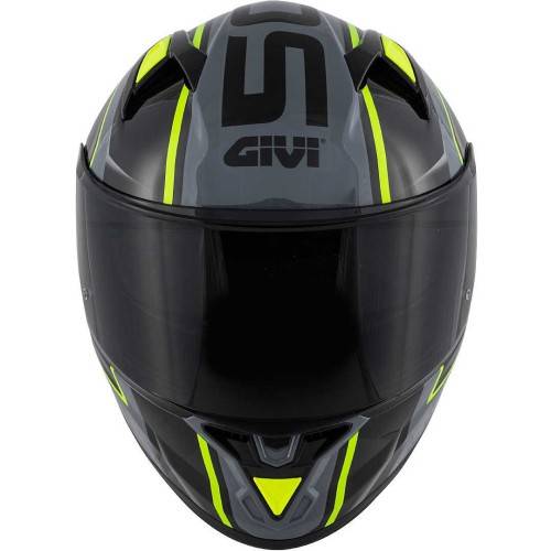 CASCO INTEGRALE 50.6 STOCCARDA BLADES NERO GRIGIO GIALLO FLUO | GIVI